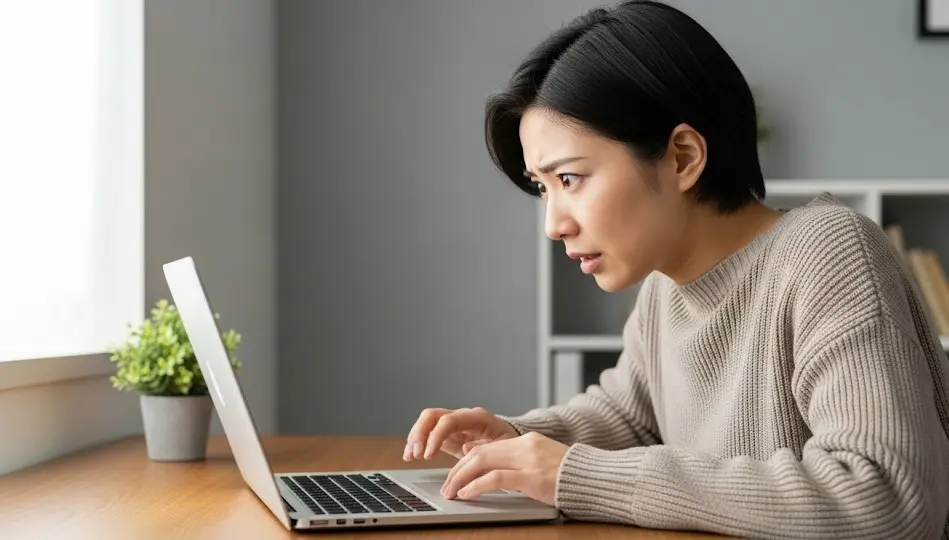 結果をオンラインで見れない原因とは